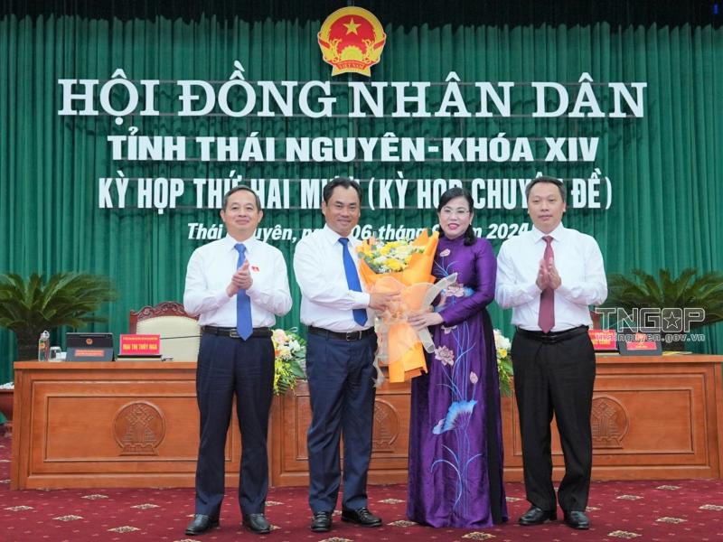 Đồng chí Nguyễn Huy Dũng, Phó Bí thư Tỉnh uỷ được bầu giữ chức Chủ tịch UBND tỉnh Thái Nguyên