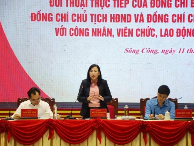 Thái Nguyên: Đối thoại trực tiếp - Sợi dây gắn kết chính quyền và người lao động