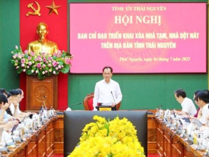 Thái Nguyên quyết liệt xóa nhà tạm, nhà dột nát cho dân