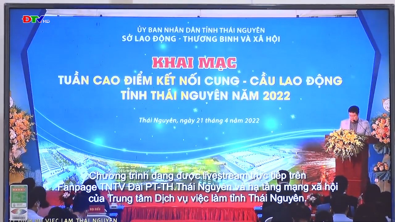 Tỉnh Thái Nguyên tổ chức Tuần cao điểm kết nối Cung - Cầu lao động năm 2022