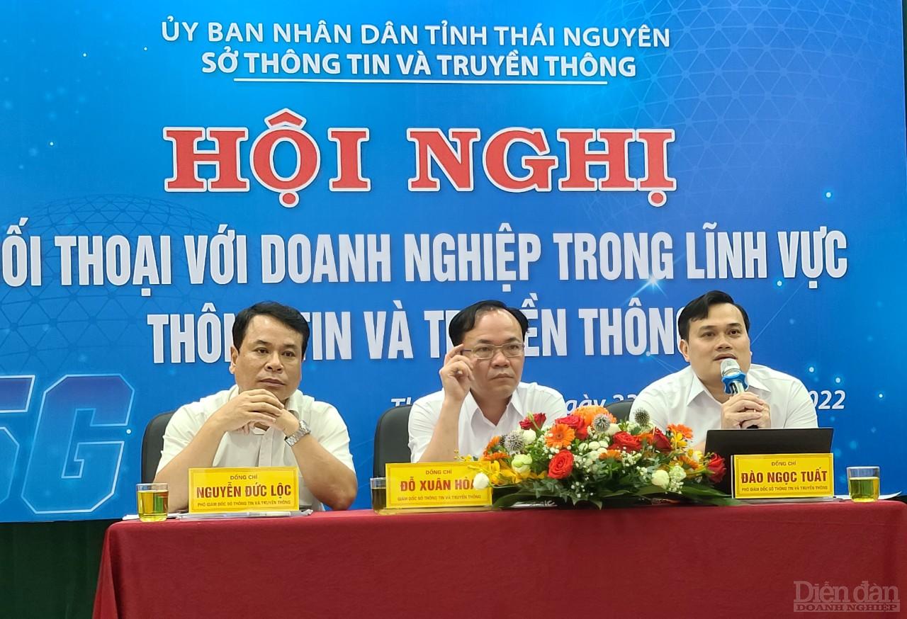 Ngành thông tin và truyền thông tỉnh Thái Nguyên lắng nghe ý kiến của doanh nghiệp