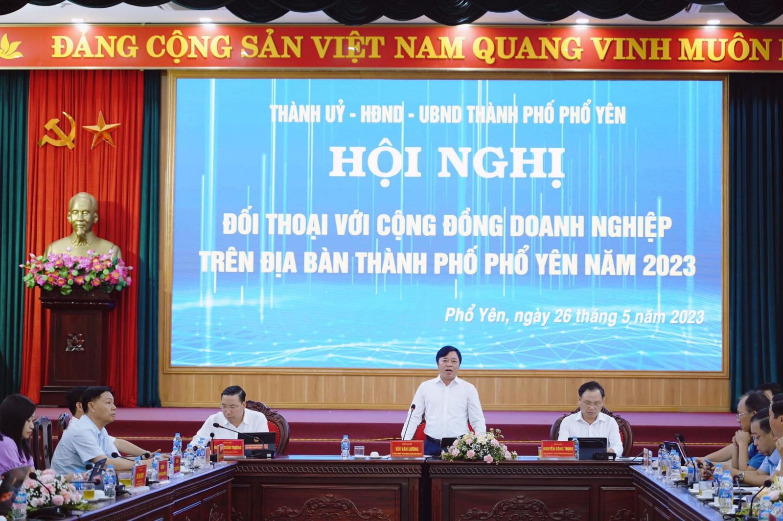 Đại diện doanh nghiệp phát biểu tại Hội nghị